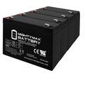 Mighty Max Battery 6V 12AH F2 Replacement Battery for Sure-Lites 26-50 - 4PK MAX3972057